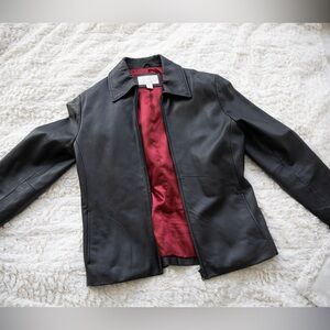 Worthington Black Leather Jacket